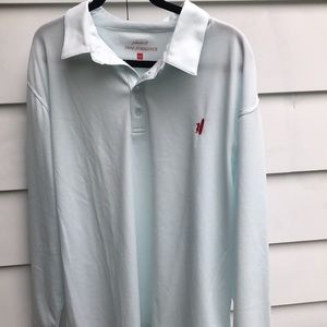 Johnie o Polo shirt long sleeve baby blue